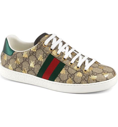 gucci boot bee|Gucci bee platform sneakers.